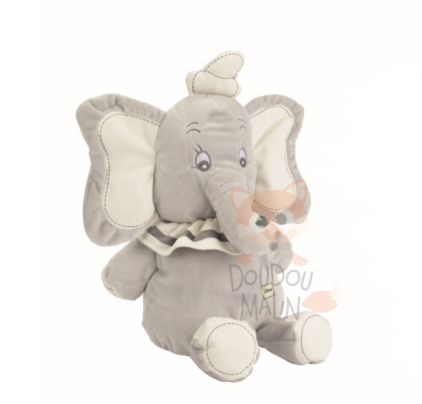  dumbo léléphant peluche gris 30 cm 